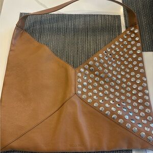 Walter Baker Tan Hendrix Hobo Bag with Silver Studs NWOT